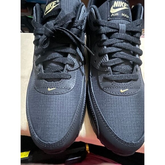 Nike Air Max 90 Black Buff Gold - IB7680-001 Size 12M (NEW) - Picture 6 of 8